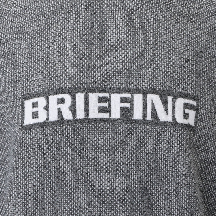 MEN’S BIRDS EYE LOGO CREWNECK KNIT / GREY