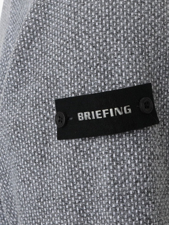 MEN’S BIRDS EYE LOGO CREWNECK KNIT / GREY