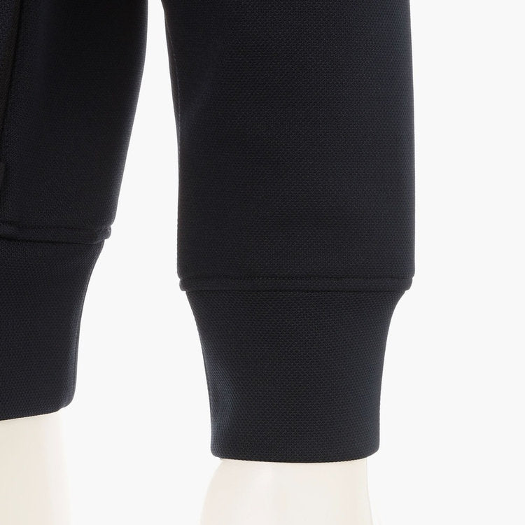 MEN’S STITCHED 3D LOGO CREWNECK TOP / BLACK