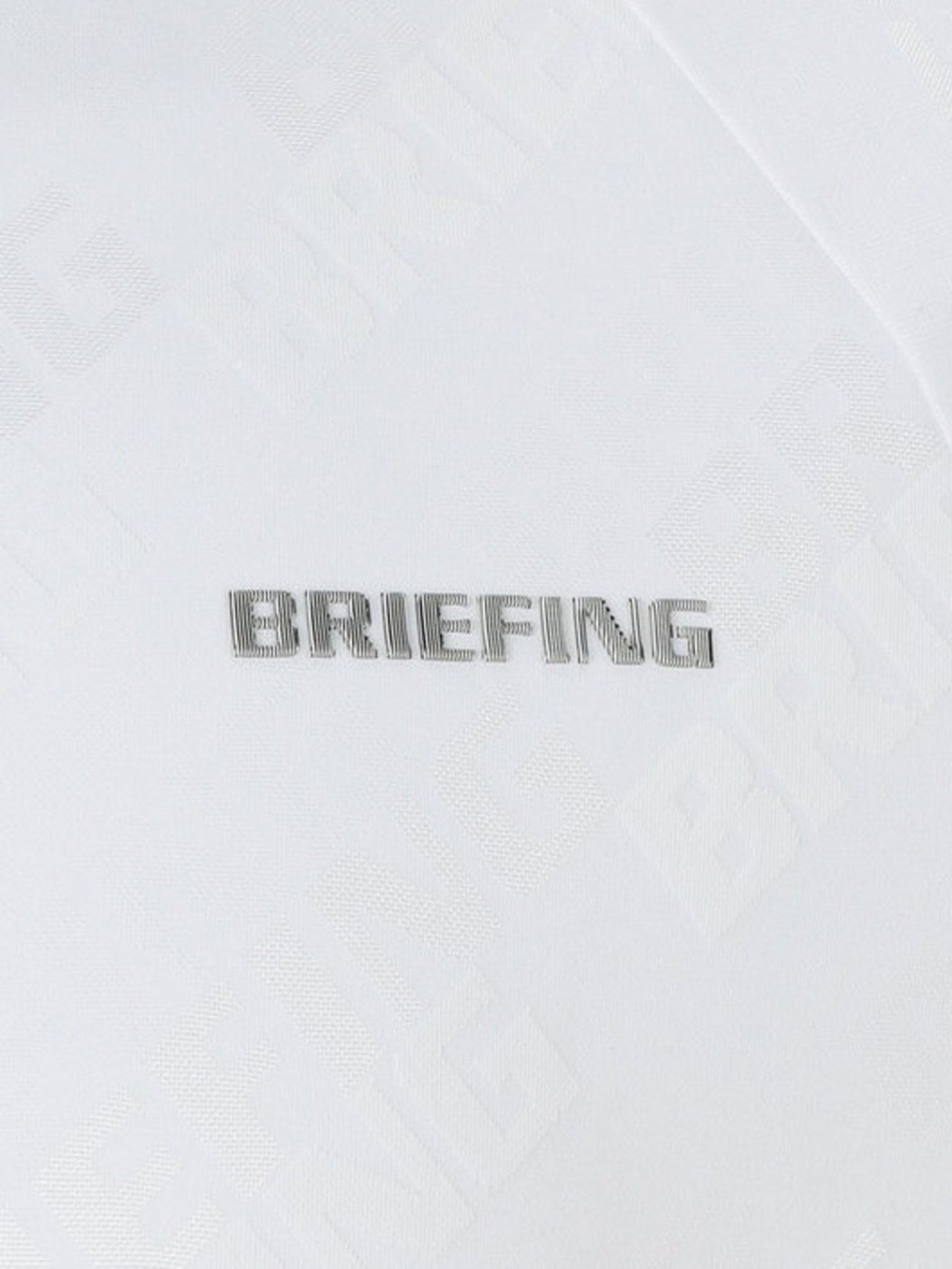 BRIEFING GOLF | MEN’S SHADOW LOGO JQ HIGHNECK / WHITE