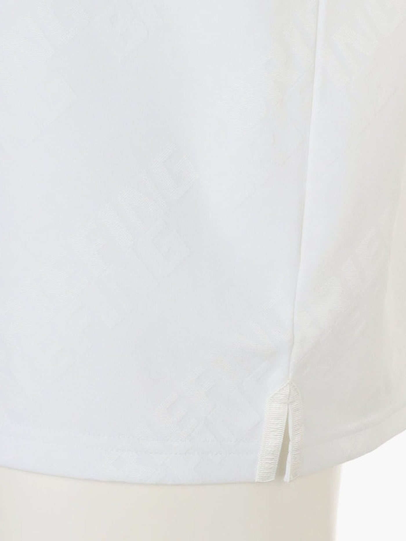 BRIEFING GOLF | MEN’S SHADOW LOGO JQ HIGHNECK / WHITE