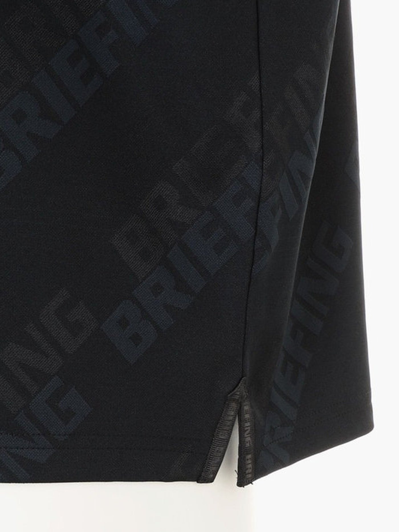BRIEFING GOLF | MEN'S SHADOW LOGO JQ HIGHNECK / BLACK – ADVANTAGE