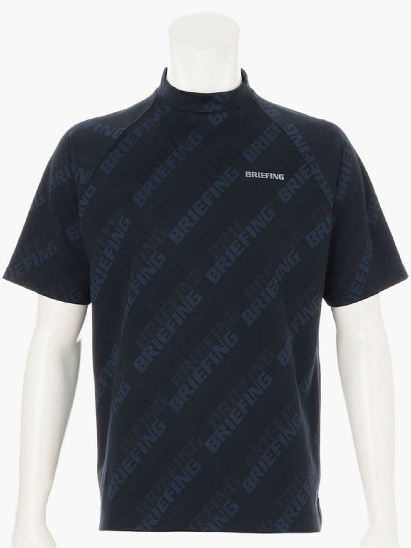 BRIEFING GOLF | MEN’S SHADOW LOGO JQ HIGHNECK / NAVY