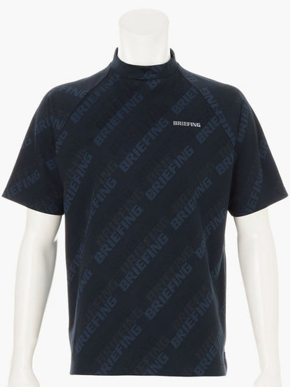 BRIEFING GOLF | MEN’S SHADOW LOGO JQ HIGHNECK / NAVY