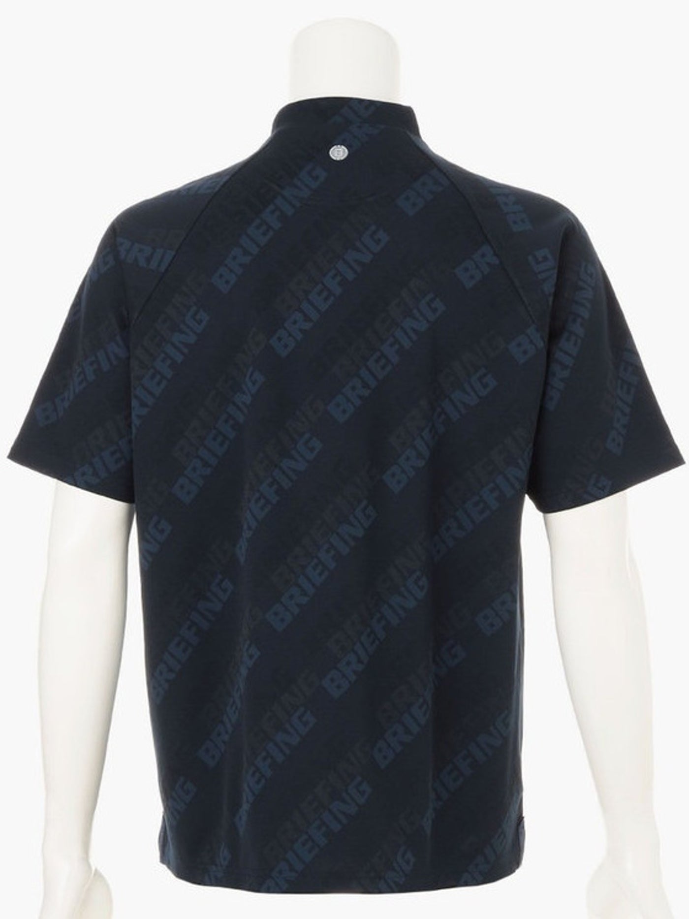 BRIEFING GOLF | MEN'S SHADOW LOGO JQ HIGHNECK / NAVY – ADVANTAGE