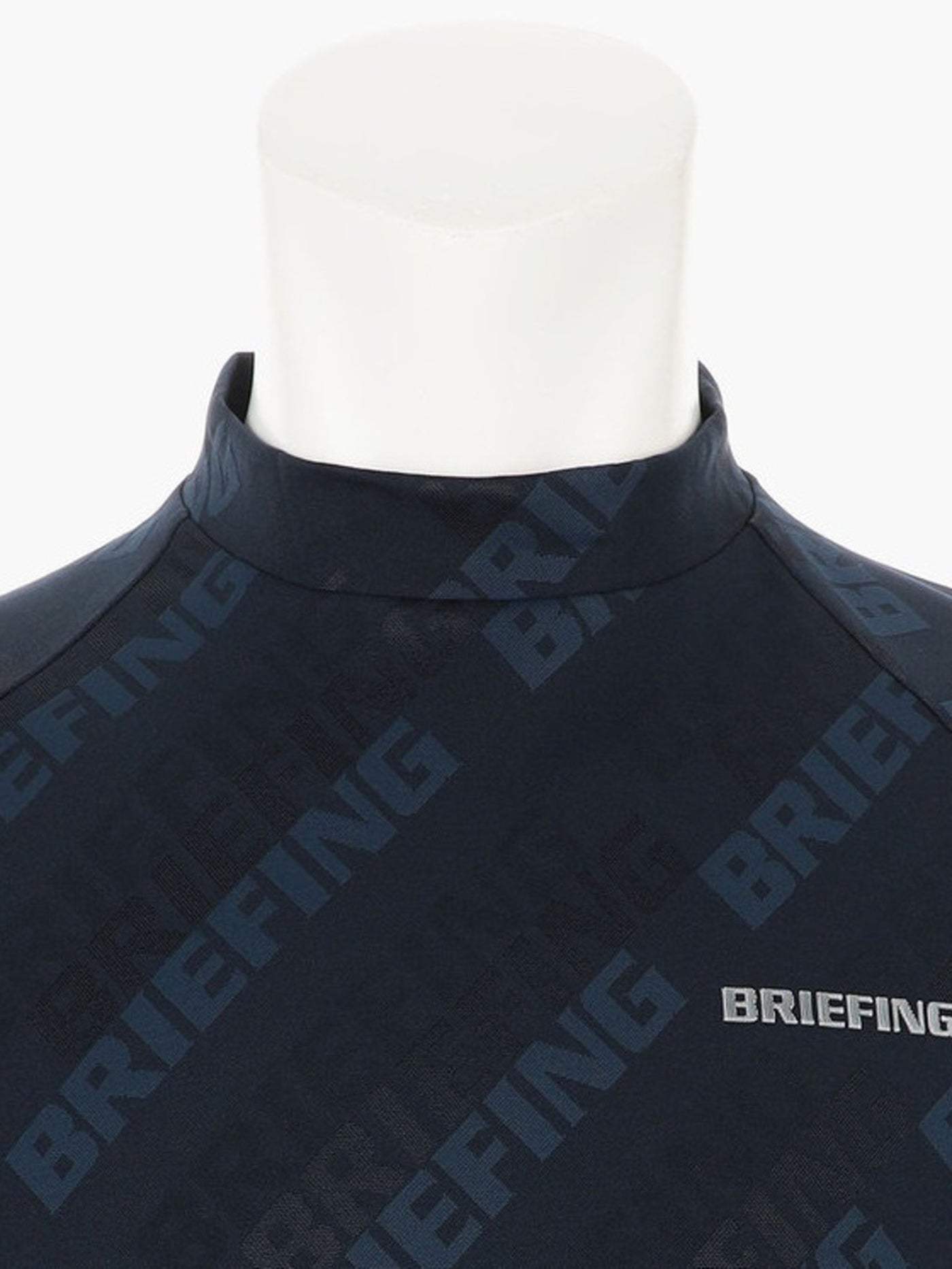 BRIEFING GOLF | MEN'S SHADOW LOGO JQ HIGHNECK / NAVY – ADVANTAGE