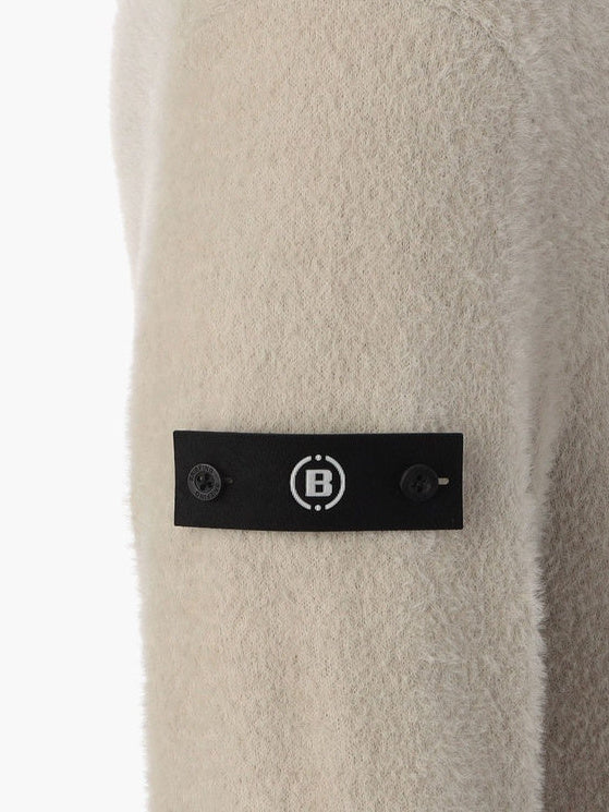 MEN’S SHAGGY LOGO TURTLENECK KNIT / L.GREY