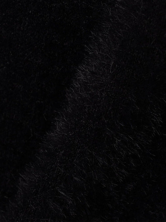 MEN’S SHAGGY LOGO TURTLENECK KNIT / BLACK