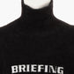 MEN’S SHAGGY LOGO TURTLENECK KNIT / BLACK
