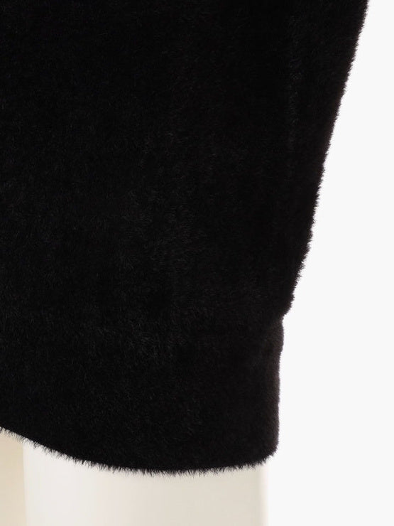 MEN’S SHAGGY LOGO TURTLENECK KNIT / BLACK