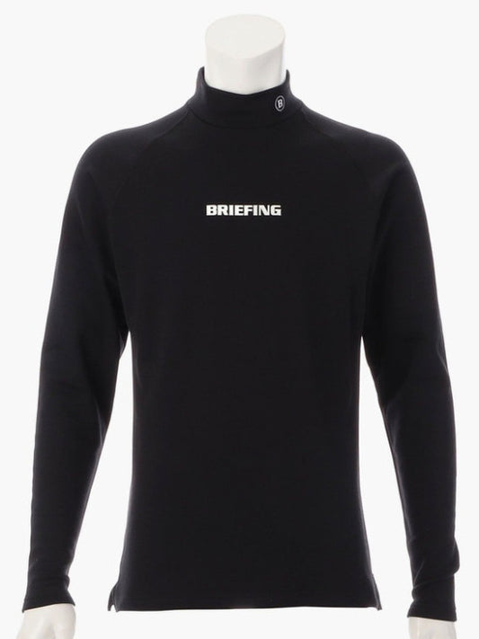 BRIEFING GOLF | MEN’S WARM LS HIGHNECK / BLACK