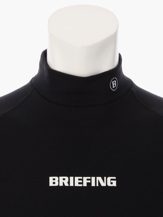 BRIEFING GOLF | MEN’S WARM LS HIGHNECK / BLACK