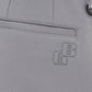 MEN’S STITCHED 3D LOGO SLIM PANTS / GREY
