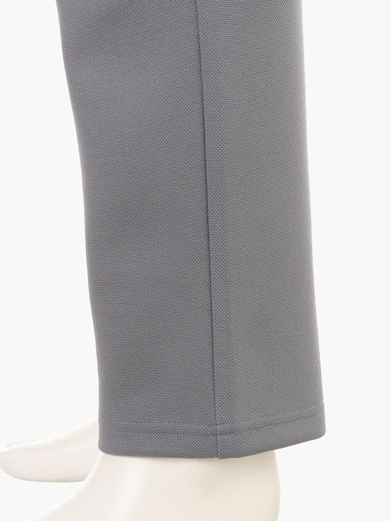 MEN’S STITCHED 3D LOGO SLIM PANTS / GREY