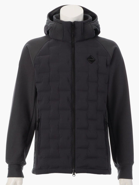 MEN’S HYBRID DOWN PARKA / CHARCOAL