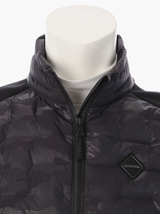 BRIEFING GOLF | MEN'S HYBRID DOWN VEST / BLACK × CAMO – ADVANTAGE