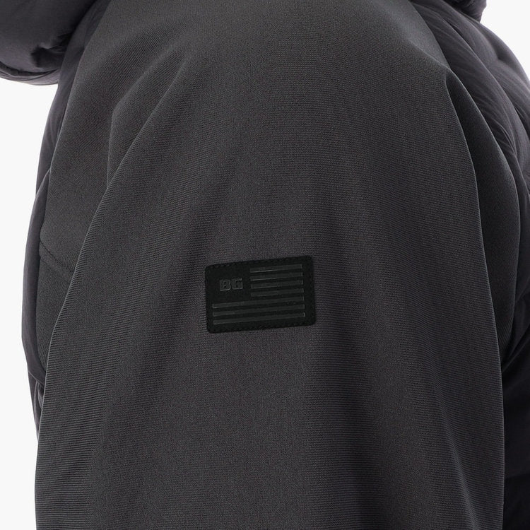 MEN’S HYBRID DOWN PARKA / CHARCOAL