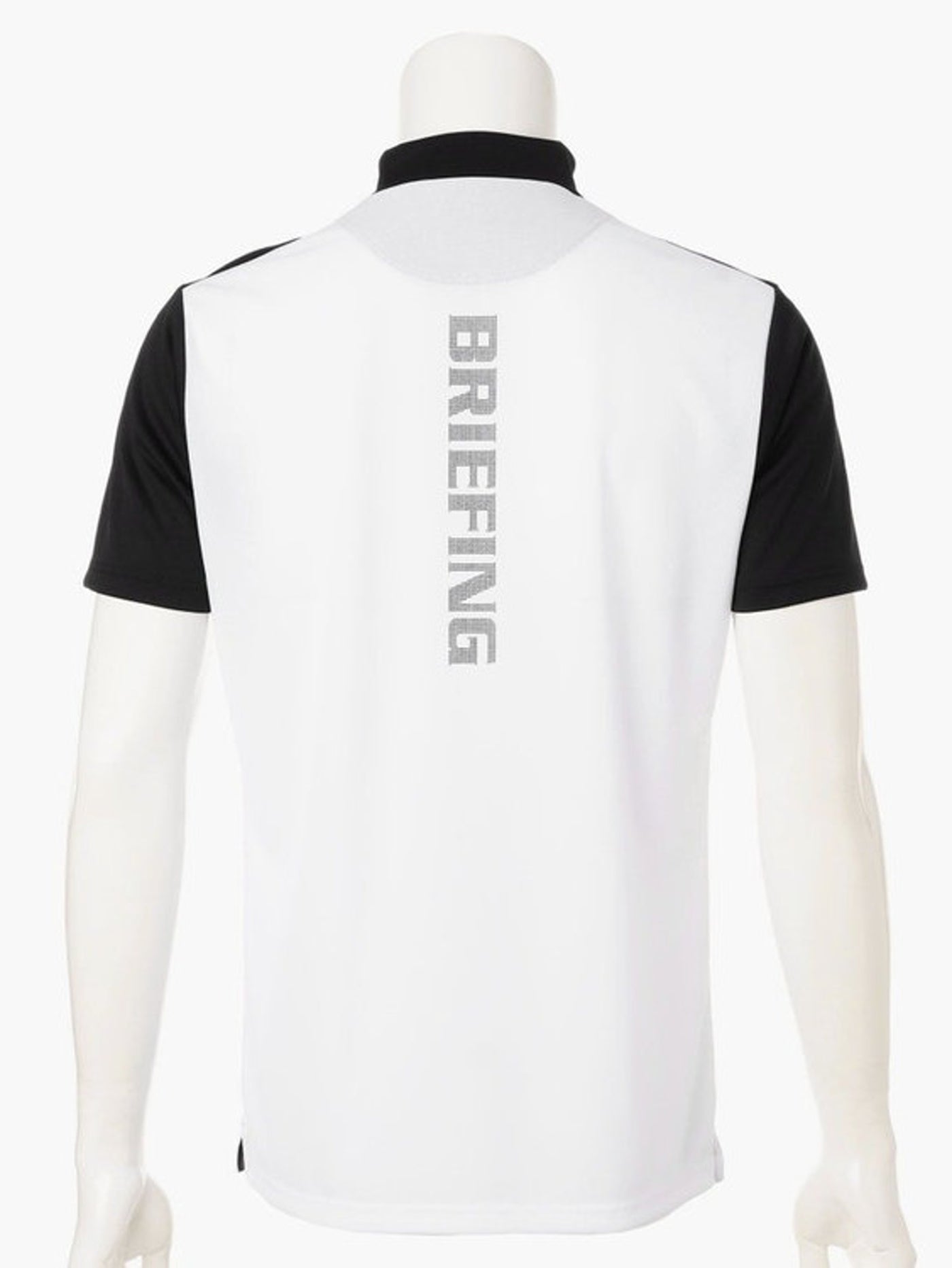 BRIEFING GOLF | MEN'S BI-COLOR HIGHNECK / BLACK
