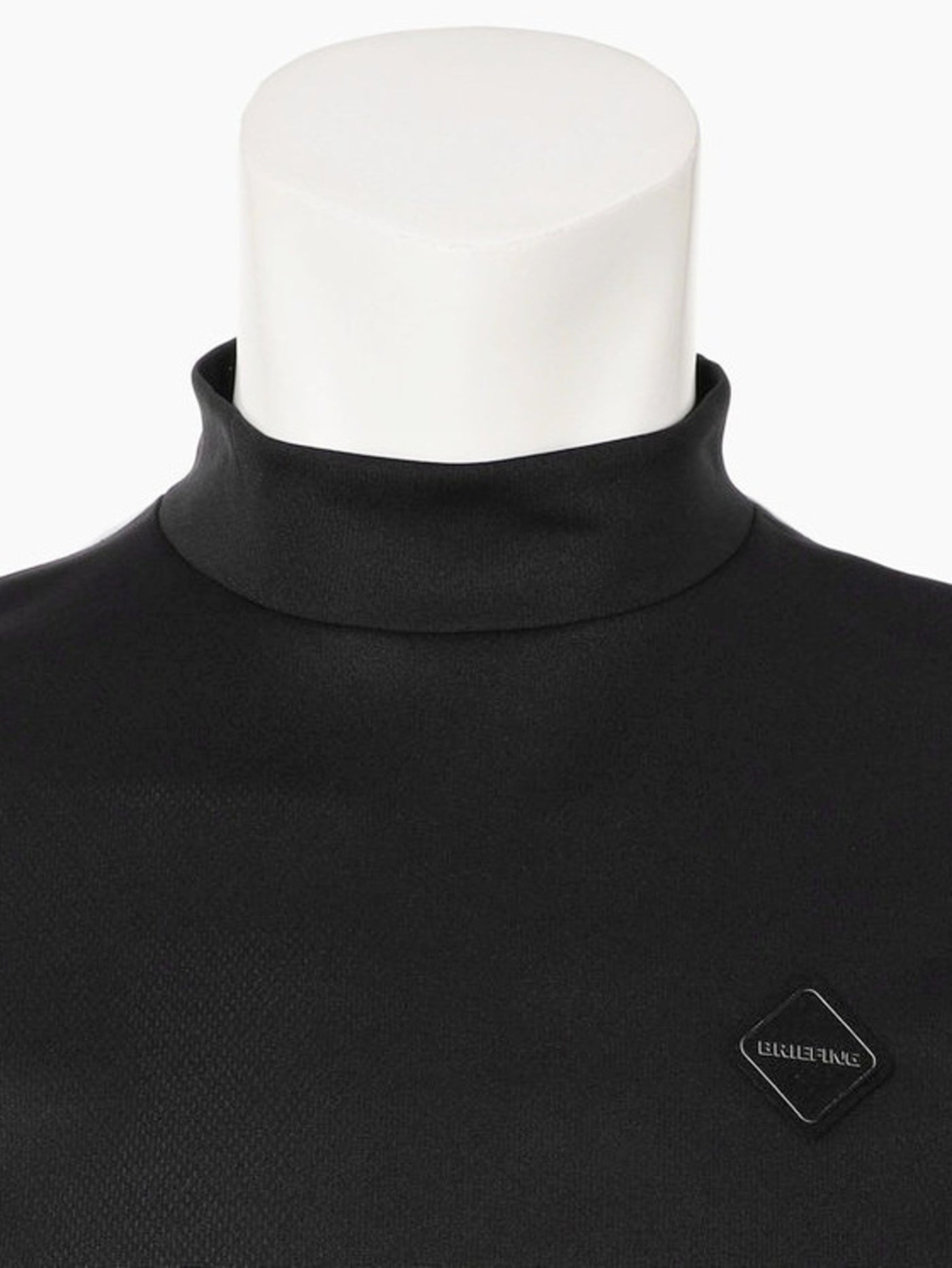 BRIEFING GOLF | MEN'S BI-COLOR HIGHNECK / BLACK