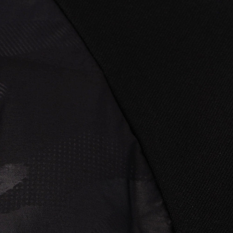 MEN’S HYBRID DOWN PARKA / BLACK×CAMO