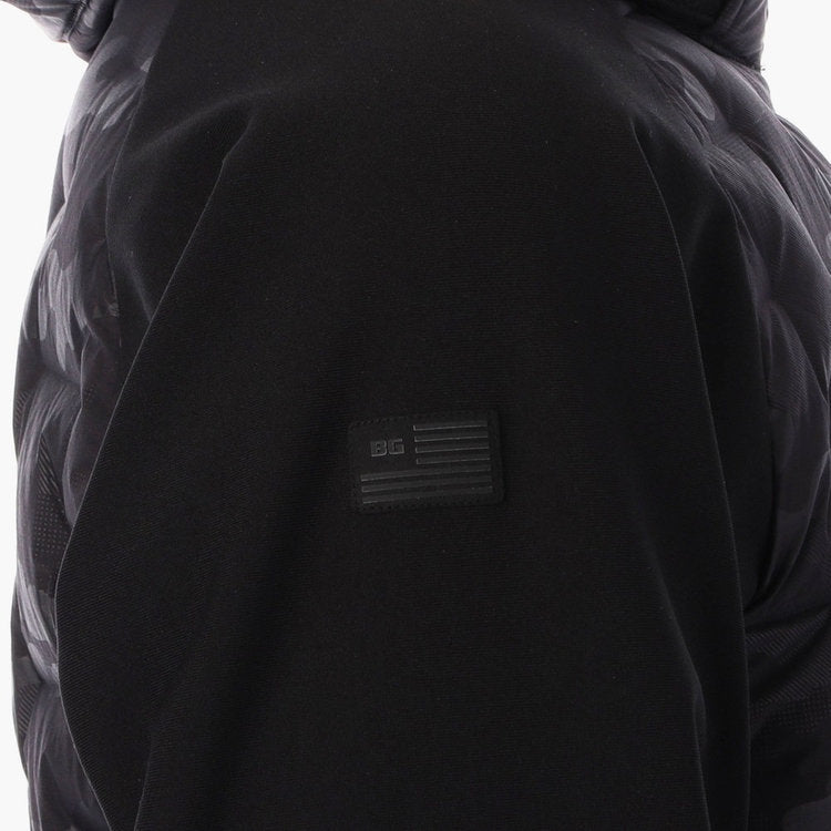 MEN’S HYBRID DOWN PARKA / BLACK×CAMO
