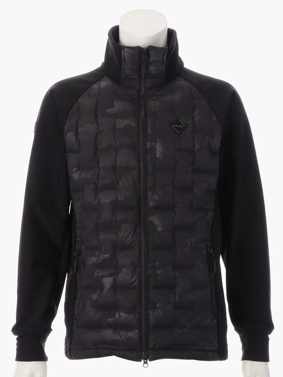 MEN’S HYBRID DOWN PARKA / BLACK×CAMO