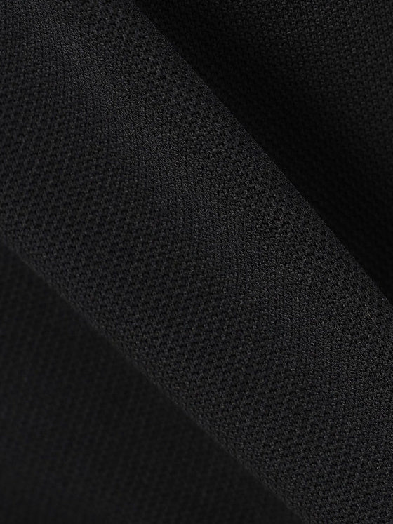 MEN’S STITCHED 3D LOGO CREWNECK TOP / BLACK