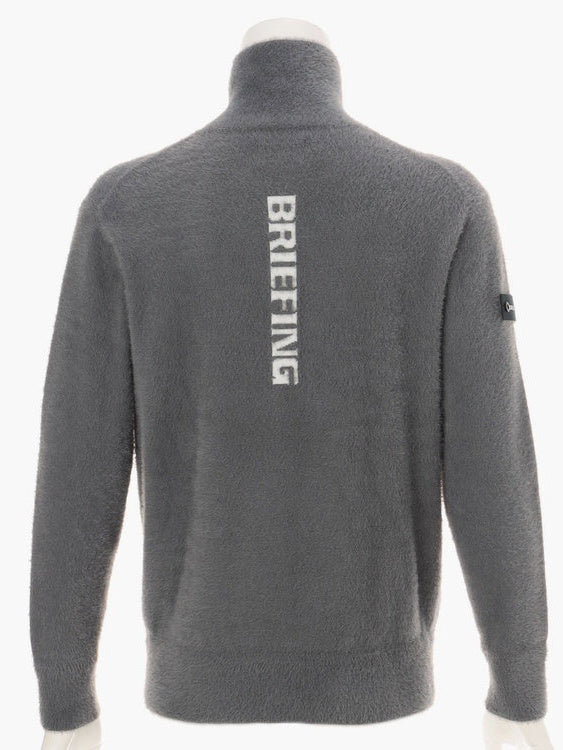 MEN’S SHAGGY LOGO TURTLENECK KNIT / GREY