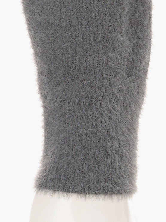 MEN’S SHAGGY LOGO TURTLENECK KNIT / GREY