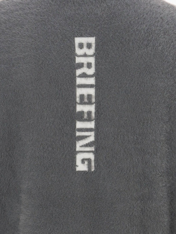 MEN’S SHAGGY LOGO TURTLENECK KNIT / GREY