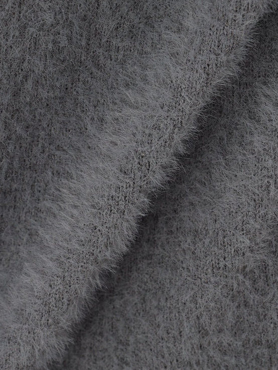 MEN'S SHAGGY LOGO TURTLENECK KNIT / GREY – ADVANTAGE