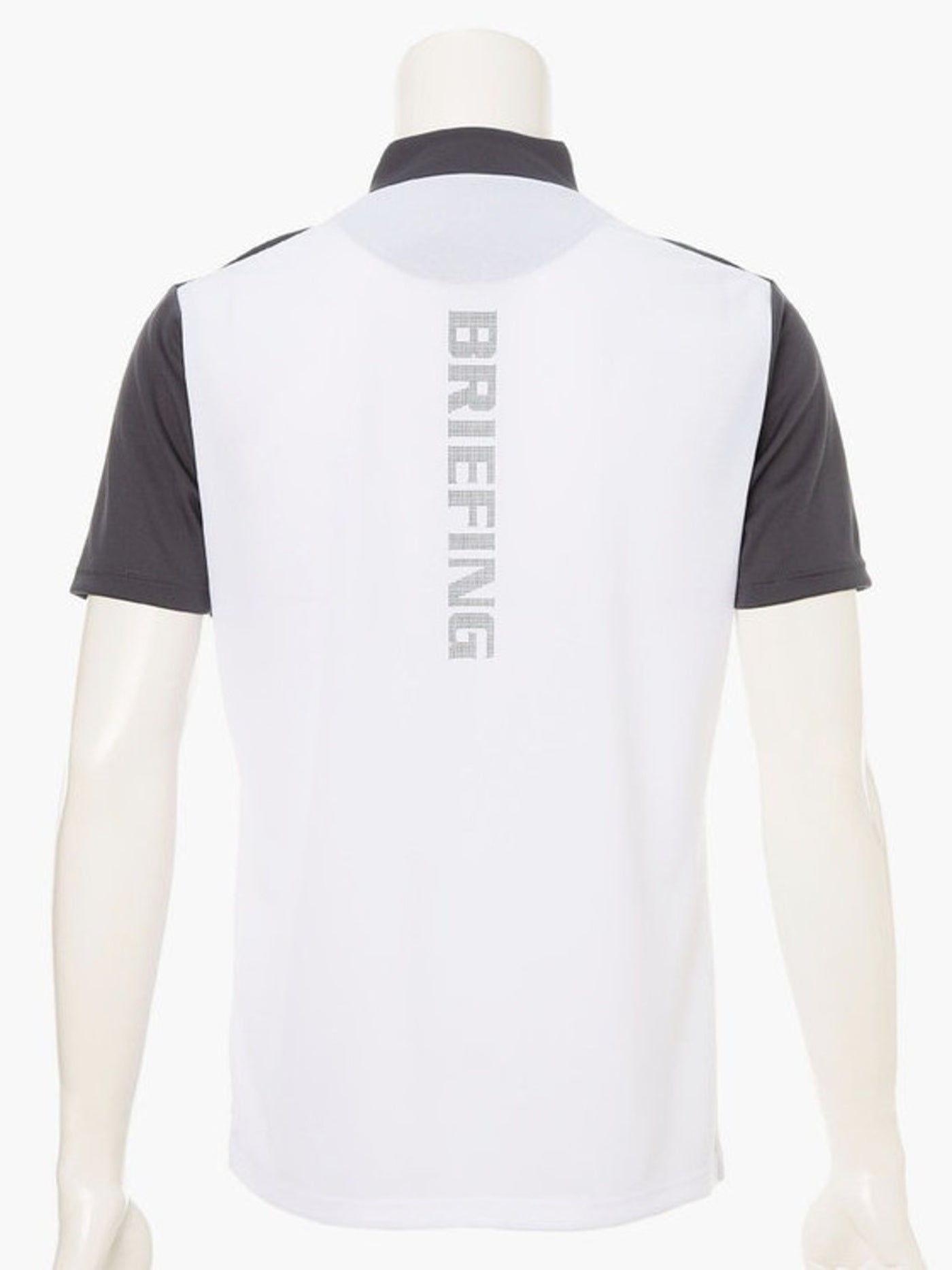 BRIEFING GOLF | MEN'S BI-COLOR HIGHNECK / CHARCOAL