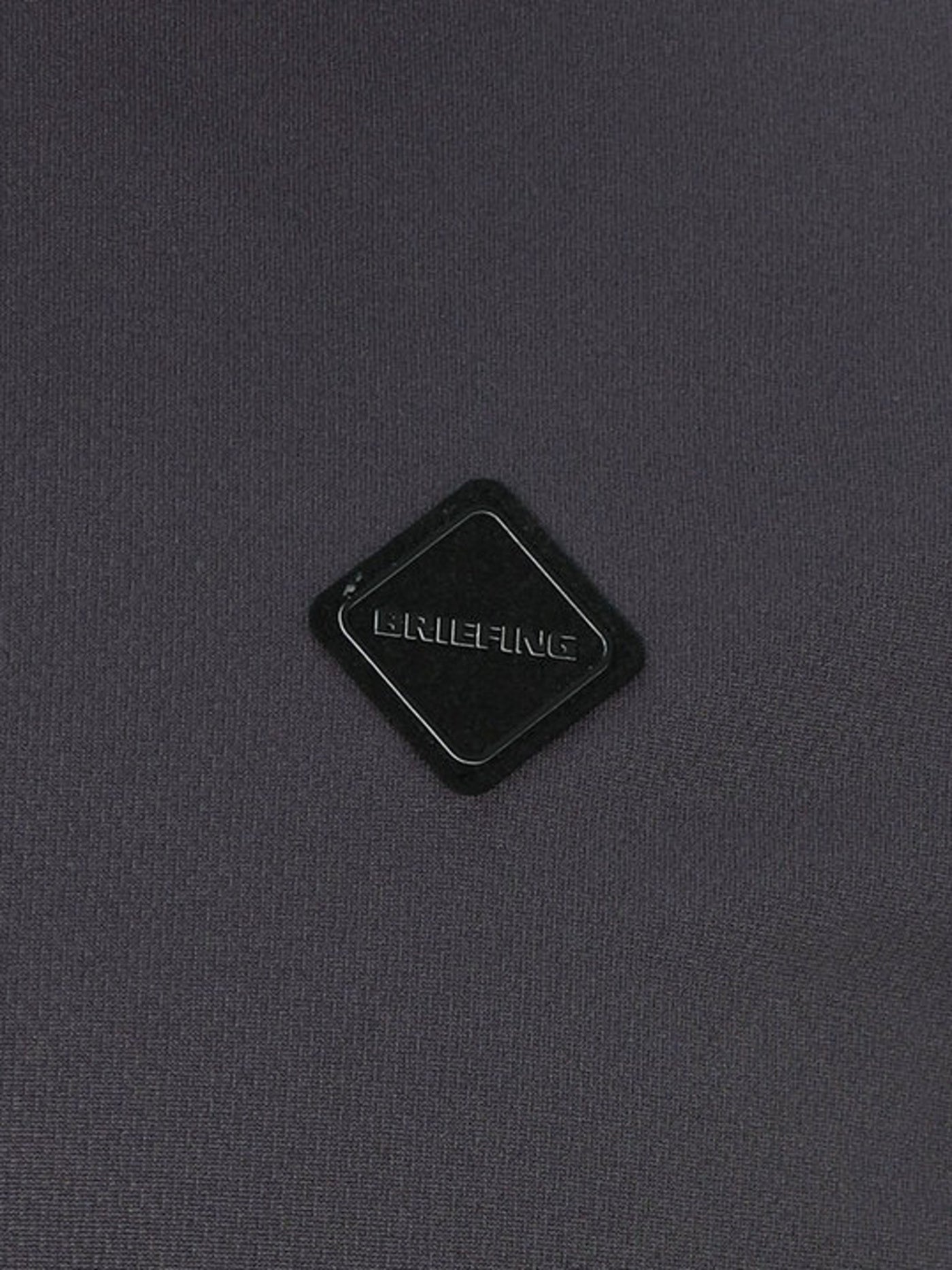 BRIEFING GOLF | MEN'S BI-COLOR HIGHNECK / CHARCOAL