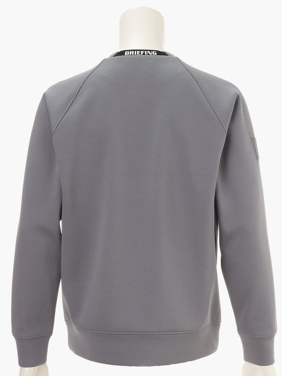 MEN’S STITCHED 3D LOGO CREWNECK TOP / GREY