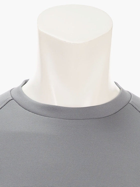 MEN’S STITCHED 3D LOGO CREWNECK TOP / GREY