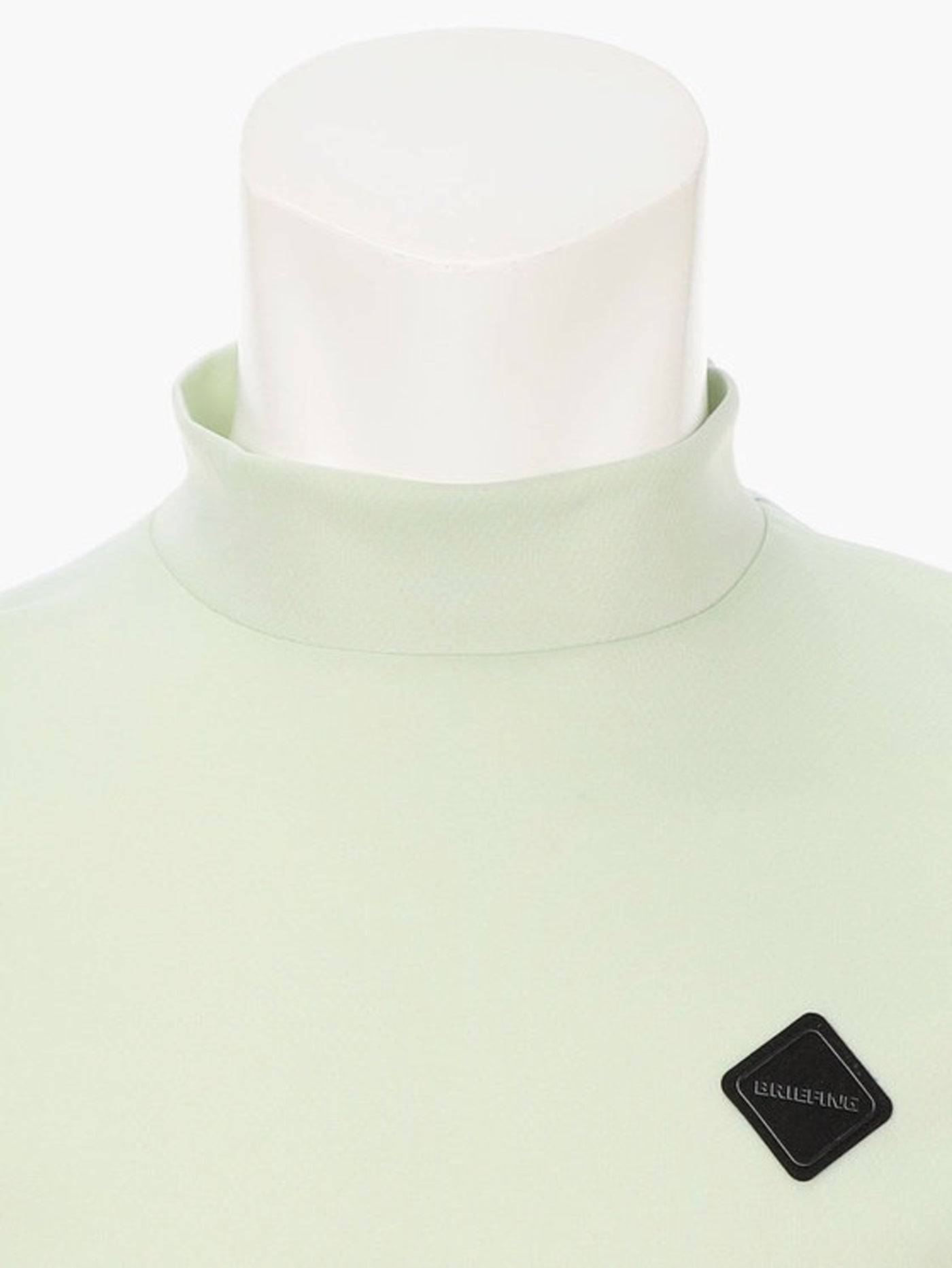 BRIEFING GOLF | MEN'S BI-COLOR HIGHNECK / SAGE GREEN