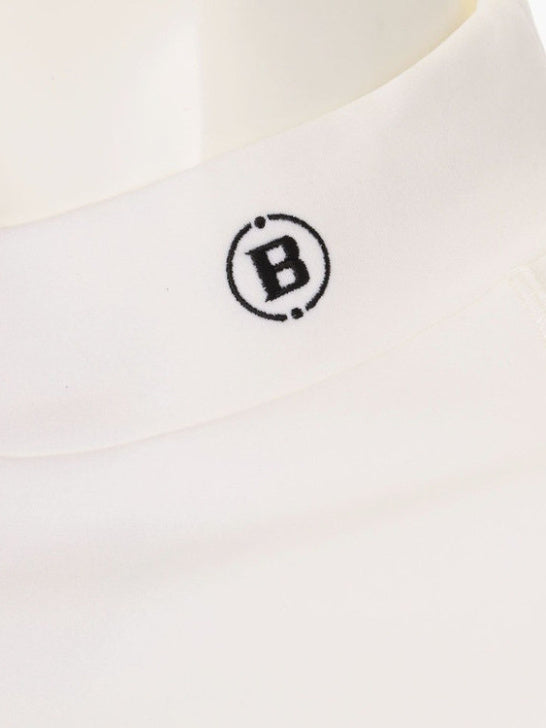 BRIEFING GOLF | MEN’S WARM LS HIGHNECK / WHITE