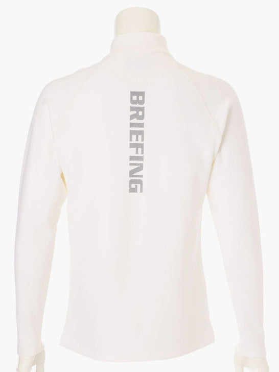 BRIEFING GOLF | MEN’S WARM LS HIGHNECK / WHITE