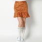 Gauge Zip Skirt | WOMEN / KHAKI