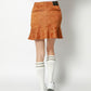 Gauge Zip Skirt | WOMEN / KHAKI