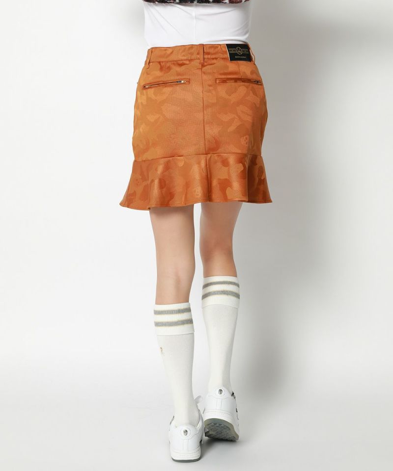 Gauge Zip Skirt | WOMEN / KHAKI