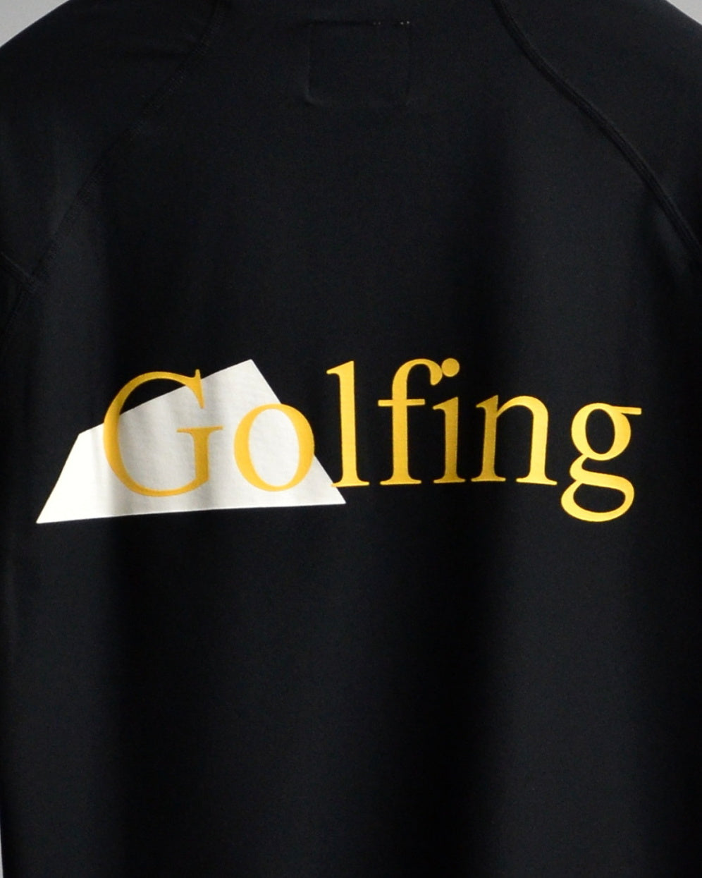 SALVAGE PUBLIC Kolepa サルベージ パブリック コレパ SURFモックネックTEE(Double quilt/Golfing)/ BLACK