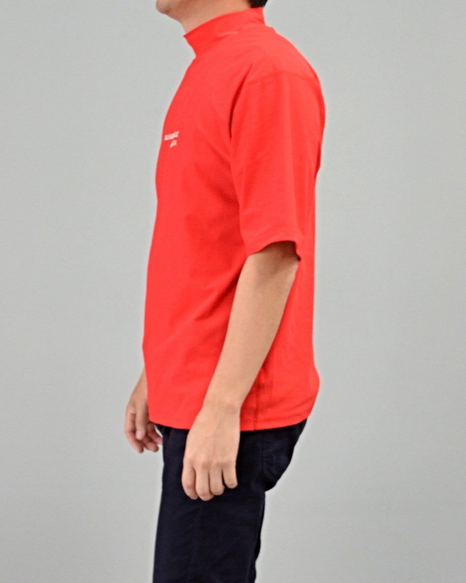 SALVAGE PUBLIC Kolepa サルベージ パブリック コレパ SURFモックネックTEE(Kolepa Stamp)/ RED